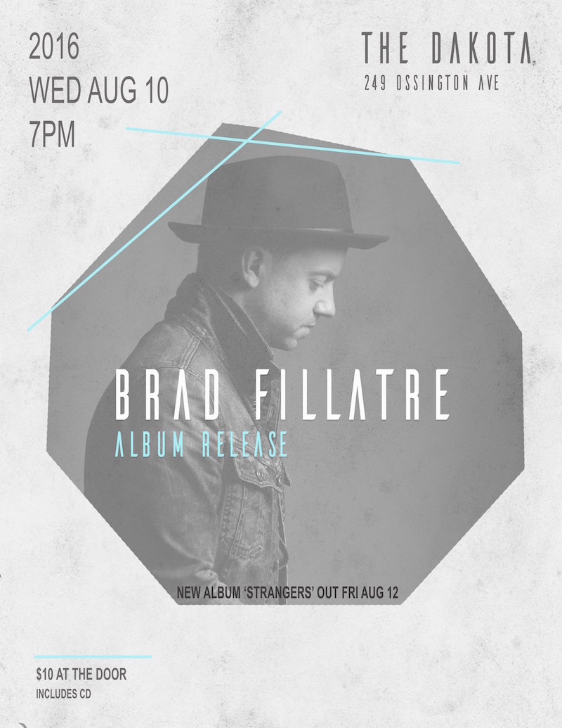 Brad Fillatre Album Release Poster