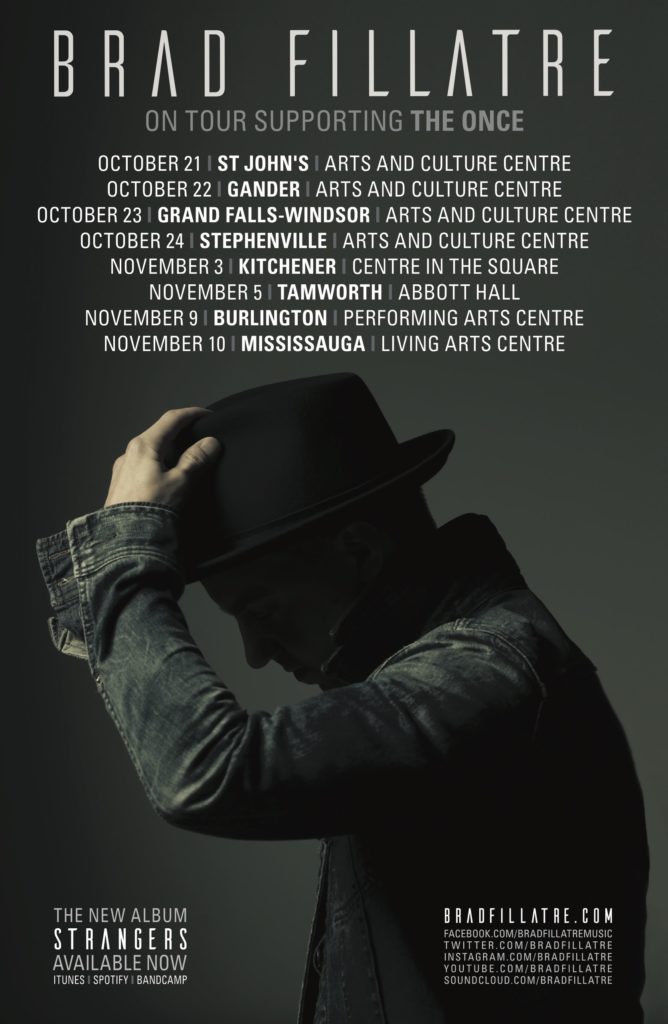 Brad Fillatre Concert Dates Poster